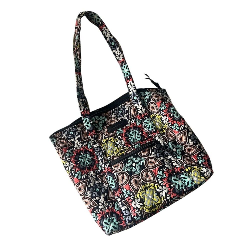 Vera Bradley Villager Tote Bag Sierra Pattern Multicolor Women's Handbag